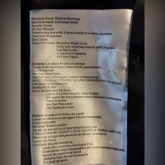 Michael Kors Women's Long Puffer Coat Size small black with gold see pics* - Picture 13 of 16